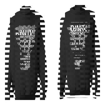 バドミントン用語 ワードクラウド バドミントンギフト バドミントンプレーヤー スウェットシャツ - Kawaiitshirt