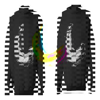 バナナ フルーツ モチーフ イラスト アート バナナ スウェットシャツ - Kawaiitshirt