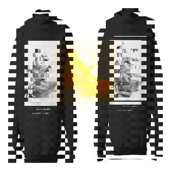 バナナの波はよく滑る スウェットシャツ - Kawaiitshirt