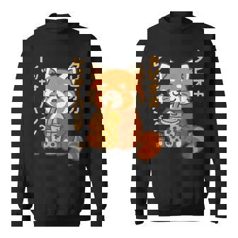 バブルティー レッサーパンダ ボバ カワイイ タピオカ アニメ かわいい スウェットシャツ - Kawaiitshirt