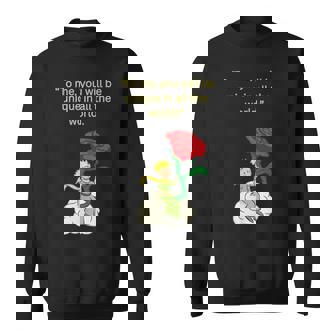 バラの言葉が入った星の王子様 スウェットシャツ - Kawaiitshirt