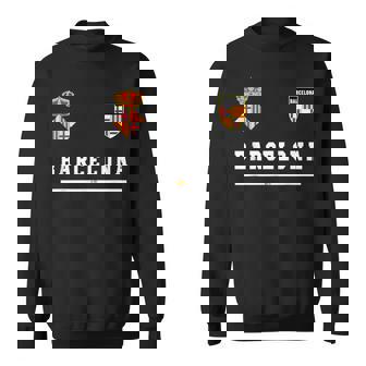 バルセロナ サッカースポーツ フラッグ フットボール スウェットシャツ - Kawaiitshirt