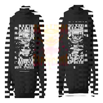 バレリーナ カプチーナ イタリアン ブレイン ロート ファニー カプチーノ ミーム スウェットシャツ - Kawaiitshirt