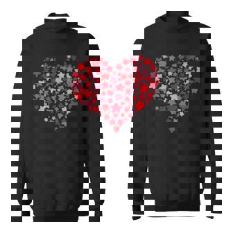 バレンタインデーのプレゼント かわいいラブハート スター カップルalentine's Day Cute Love スウェットシャツ - Kawaiitshirt