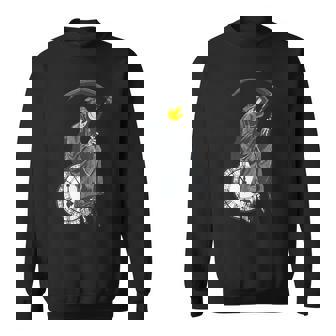 バンクシーの死神時計 スウェットシャツ - Kawaiitshirt