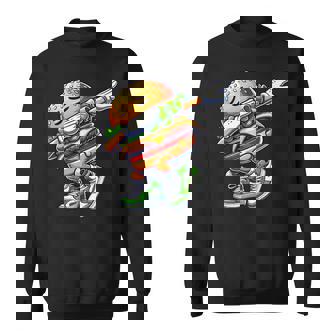 バーガー ダビング チーズ バーガー デイダンス 面白い ハンバーガー スウェットシャツ - Kawaiitshirt