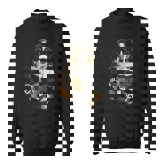 バーニーズ愛好家のためのポケットに入った面白いバーニーズマウンテンドッグ スウェットシャツ - Kawaiitshirt