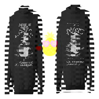 パイナップル サングラス アロハ ビーチ ハワイアン ハワイ スウェットシャツ - Kawaiitshirt