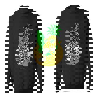パイナップル サーファー サングラス ハワイ ハワイアン アロハ メンズ レディース スウェットシャツ - Kawaiitshirt