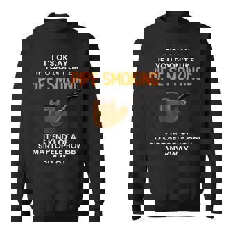 パイプスモーキング スマートピープル パイプスモーキング スウェットシャツ - Kawaiitshirt