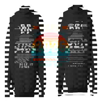 パパ 2025 出産報告 妊娠報告 父親になる人 スウェットシャツ - Kawaiitshirt