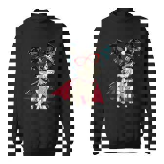 パピヨンドッグ-パピヨン スウェットシャツ - Kawaiitshirt