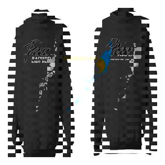 パラオ国旗 パラオ地図 スウェットシャツ - Kawaiitshirt