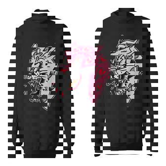 パンサーピンク×ハートラブトラディショナルフラッシュ スウェットシャツ - Kawaiitshirt