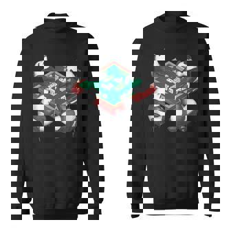 パンダ 麻雀 面白いtシャツ 動物 文字入り メンズ おもしろ 面白い 服 おもしろグッズ ネタ 雀士 スウェットシャツ - Kawaiitshirt