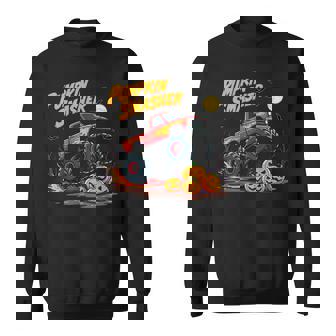 パンプキンスマッシャー モンスタートラック ハロウィン ジャック・オー・ランタン スウェットシャツ - Kawaiitshirt