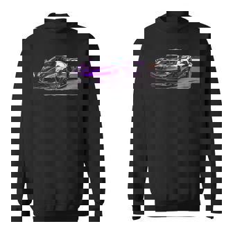 パープル C8 ドライブウェイ スー レースカー マッスルカー スポーツカー C8 スウェットシャツ - Kawaiitshirt