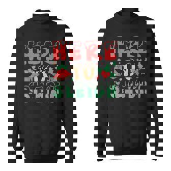 ヒア・トゥ・スレイ・ジョリー・クリスマス・バイブス スウェットシャツ - Kawaiitshirt