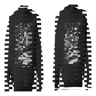 ヒップホップ Y2k Hip Hop Cat ヴィンテージ ヒップスター レトロ エッジの効いたストリートウェア 猫 スウェットシャツ - Kawaiitshirt