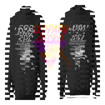 ヒョウ ヤモリ 80'Saporwave スウェットシャツ - Kawaiitshirt