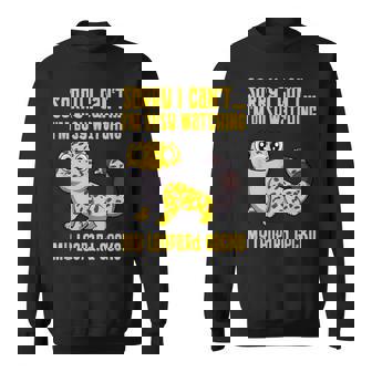 ヒョウモントカゲモドキについて考える かわいいトカゲ スウェットシャツ - Kawaiitshirt