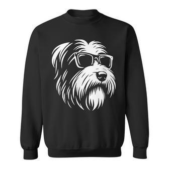 ビアデッド・コリー サングラス 犬 グラフィック デザイン スウェットシャツ - Kawaiitshirt