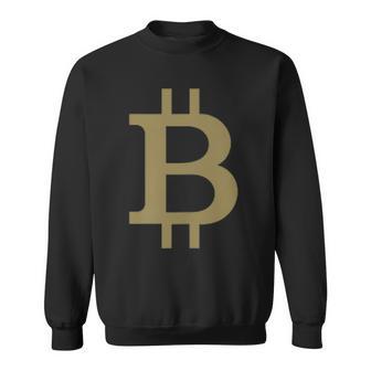 ビットコインシンボル ポケットデザイン ミニマリスト スウェットシャツ - Kawaiitshirt