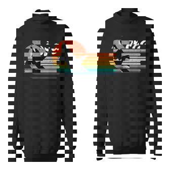 ビンテージ シャチ デザイン レトロ 美的 海 恋人 海 イルカ スウェットシャツ - Kawaiitshirt