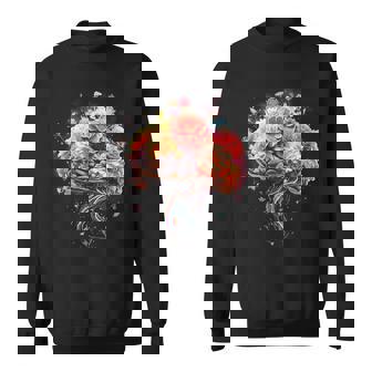 ビンテージ 人体解剖学 脳 カラフル 脳 科学と芸術 スウェットシャツ - Kawaiitshirt