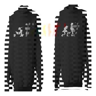 ビンテージダーツ進化面白いダーツダーツプレーヤーのギフト スウェットシャツ - Kawaiitshirt