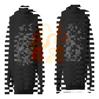 ビンテージ海モンスターtシャツ ディープオーシャンアートグラフィックtシャツ スウェットシャツ - Kawaiitshirt