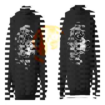 ビーグル子犬ビーグル狩猟犬かわいい犬イングリッシュビーグル スウェットシャツ - Kawaiitshirt