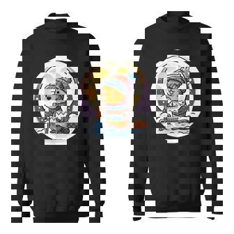 ビーバームーン 冬のワンダーランドのかわいいビーバー スウェットシャツ - Kawaiitshirt