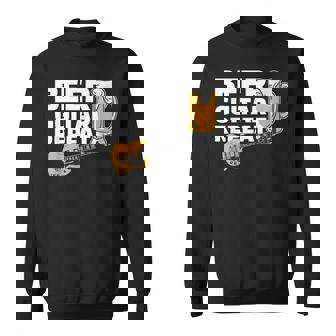 ビール ギター リピート ギター ベース ロックンロール ギタリスト向け スウェットシャツ - Kawaiitshirt