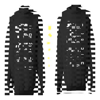 ビールがすき 視力検査 ビールジョッキ ビール 酒飲み 酒好き ビアガーデン ビール好き スウェットシャツ - Kawaiitshirt