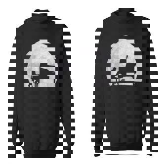 ピアニスト ピアノ奏者 クラシック音楽 ジャズ音楽 満月 趣味 クール ピアノ好き 音楽好き スウェットシャツ - Kawaiitshirt