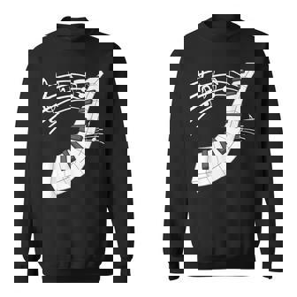 ピアノの鍵盤・音符・楽器ピアノ スウェットシャツ - Kawaiitshirt