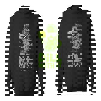 ピクルス ピックルボール キュウリ ベジタリアン ディル With It メンズ レディース スウェットシャツ - Kawaiitshirt