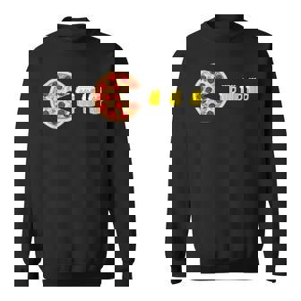 ピザとビール 楽しいピザ ナイトゲーマー ピザ スウェットシャツ - Kawaiitshirt