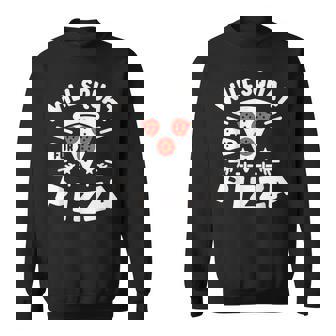 ピザのためにしゃがむ Willquat For Pizza スウェットシャツ - Kawaiitshirt