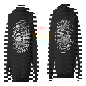 ピズモビーチ カリフォルニア サンセット ヤシの木 ビーチ レトロ スウェットシャツ - Kawaiitshirt