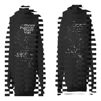 ピタゴラス定理の設計 スウェットシャツ - Kawaiitshirt