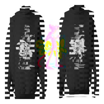 ピンクパンサー クールな猫 グラフィティ チョークアート スウェットシャツ - Kawaiitshirt