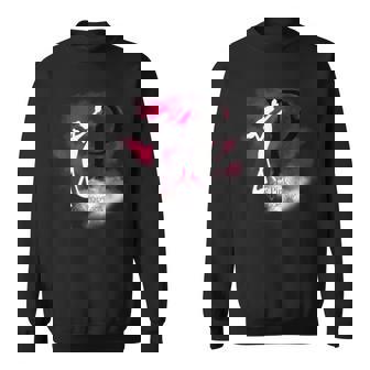 ピンクパンサー ル ピンクシルエット 霧の中 スウェットシャツ - Kawaiitshirt