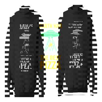ファニー Ufoピザスペース 宇宙人 地球外生物 スウェットシャツ - Kawaiitshirt
