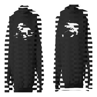 ファニーt-Rex ウォーキング恐竜 ティラノサウルスレックス スウェットシャツ - Kawaiitshirt