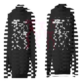 ファンシーピンクのリボンデザイン。 スウェットシャツ - Kawaiitshirt