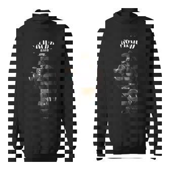 フィットネスジムでダンベルでゴリラ筋トレ スウェットシャツ - Kawaiitshirt