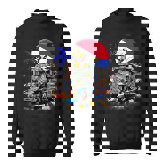 フィリピン 国旗 誇り フィリピン フィリピン ジープニー スウェットシャツ - Kawaiitshirt