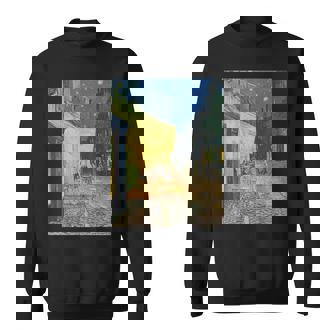 フィンセントファンゴッホの夜のカフェテラス スウェットシャツ - Kawaiitshirt